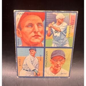 1935 Goudey Pepper Martin St. Louis Cardinals Gashouse Gang Wild Horse Osage